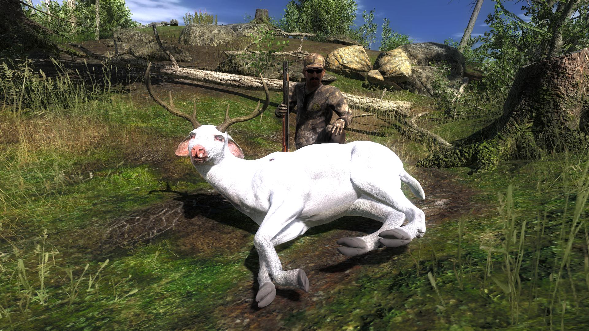 Albino Mule Deer Buck r/theHunter